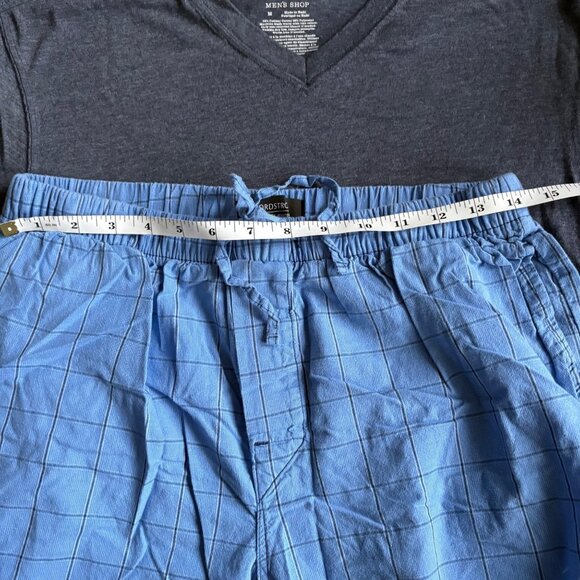 Nordstrom Men’s Shop Pajama Set Long Sleeve Top & Cotton Lounge Pants Sz M - Picture 5 of 7